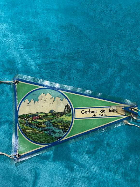Vintage Gerbier de Joni Collectible Pennant Flag