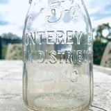 *Monterey Bay Milk Distributers Glass Milk Bottle