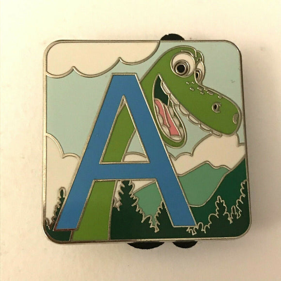 Disney Pin Pixar Alphabet Letter A Arlo Good Dinosaur Mystery Limited Release