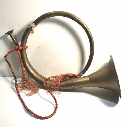 Gujarat Indian Vintage Brass Fox Hunting Bugle Horn