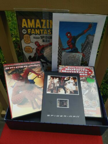 Spider Man Limited Edition DVD's Collectors Gift Set 2 Comic Books