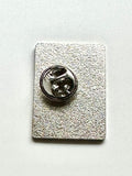 In My Defense I Was Left Unsupervised Brooch White & Black Enamel Lapel Pin