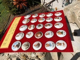 Rare Chairman Mao P.R Chinese Cultural Revolution Porcelain Pin Badge Lot of 25