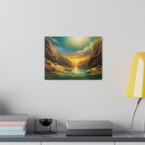 Digital Seascape Matte Canvas, Stretched, 0.75" Art Picture