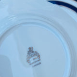 Pickard Lincoln China USA Cobalt Blue Rim large 10.5" Plate + Saucer 3 Piece Set