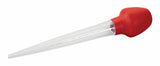 New Good Cook 10800 Clear Red Rubber Tube Durable Heat Resistant Baster 11.5 in.