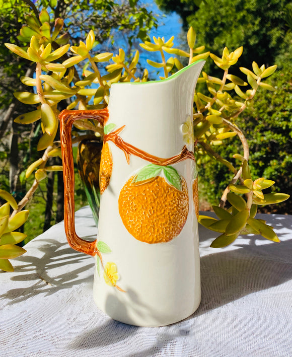 Signed Napcoware C-6240 Pottery Made in Japan Midcentury #668 Beverage Pitcher