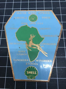 South West Africa Angola Tour June 1973 July Car Badge