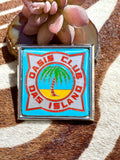 Oasis Club Das Island Rare Automobile Hood Ornament Car Badge