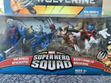 New Marvel Super Hero Squad Wolverine Coming of Apocalypse 4-pack w Archangel