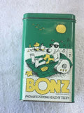 BONZ (1988) Purina "Promotes Healthy Teeth All Season Long" Metal Tin Container
