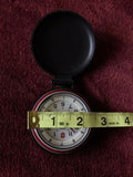 Swiss Army Dual Time German Movement Pocket Watch Made In Switzerland Runs
