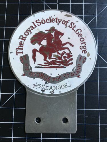 Royal Society Of St. George Car Badge