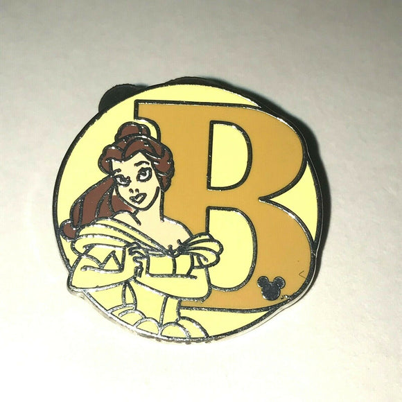 Disney Pin Hidden Mickey Alphabet Series - 'B' Belle AUTHENTIC! [66581]