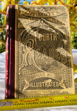 Antique Lippincott's Popular Series 1881 Fourth Reader Book by Marcius Wilson