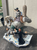 Harry Potter Battling The Mountain Troll Statue LE 2806 COA + New Trading Cards