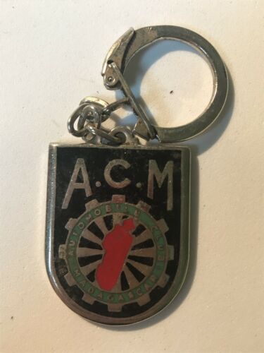 Automobile Club Of Madagascar Metal Keychain