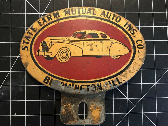 State Farm Mutual Auto INS. Co. Bloomington ILL. Car Badge