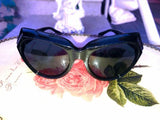 Dark Grey Glitter Coach Women’s Sunglasses w White Case