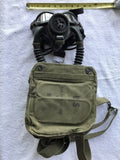 Vintage WWII 1940’s US Navy USN ND Mark IV Gas Mask & Original Canvas Carry Bag