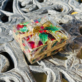 New Art Form Tis the Season Rhinestone & Enamel Christmas Present Trinket Box