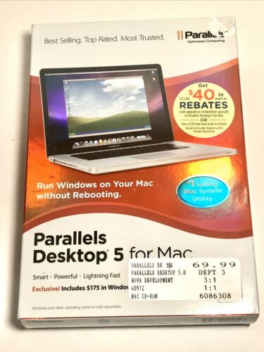 Parallels Desktop 5 For Mac 40912 Mac Cd-rom