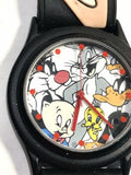 Rare Fossil Japan Warner Brothers WB Looney Tunes Watch - Runs!