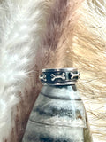Vintage Sterling Silver 925 Spinning Rotating Pet Dog Bone Ring 9.12g Size 8.5