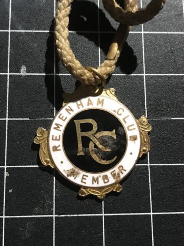 Remenham Club Member 1984 Badge
