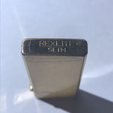 Rexlite Slim Gold Tone Lighter