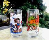Wonderful World of Disney + Pepsi Lady & The Tramp + Pinocchio Collector Glasses