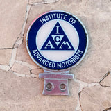 Institute of Advanced Motorists I.A.M Blue White Automobile Car Badge