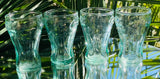 Mini Coca Cola Shot Glass Set of 4 Decorative Collectible Miniature Cup Glasses