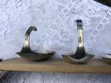 Antique Silver Spoons Key Ring Holder Hanger Handmade