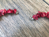 Vintage Estate Red Coral Handmade Artisan Necklace