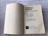 Vintage 1964 Personal Finance Principles and Case Problems