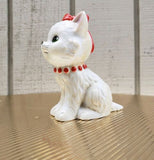 Lefton Trade Mark Exclusive Kitten W Bow Figurine #04946