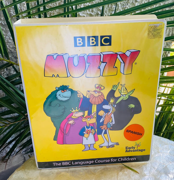 Spanish Language Course for Children BBC Productions Muzzy Cartoon Tape Set