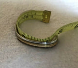 Antique Copper Brass + Silver Tone Layers Tricolor Cuff Bracelet