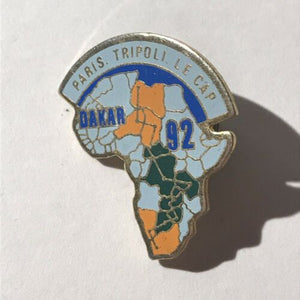 Paris Tripoli Le Cap Dakar 92 Pin