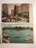 Rare Antique Vintage Postcards From Chicago Lot Of 6