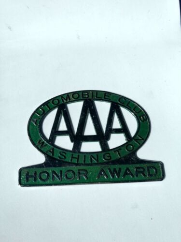 Automobile Club Washington Honor Award Car Badge