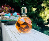 Antique Faceted Crystal Perfume Bottle Unopened From France