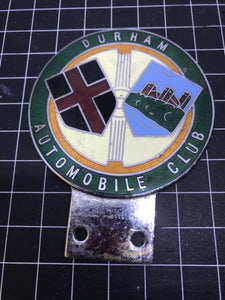 Durham Automobile Club Car Badge