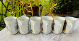 Vintage Norman Rockwell Museum Mug Collection Set of 6 Cups Rare Collectible