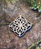 Vintage Sterling Silver 925 Sacred Geometric Symbol of Life Charm Pendant