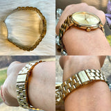 Michael Kors Ladies Jayne Gold Tone 38mm Stainless Steel Wrist Watch MK7079