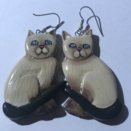 Vintage Cat Earrings