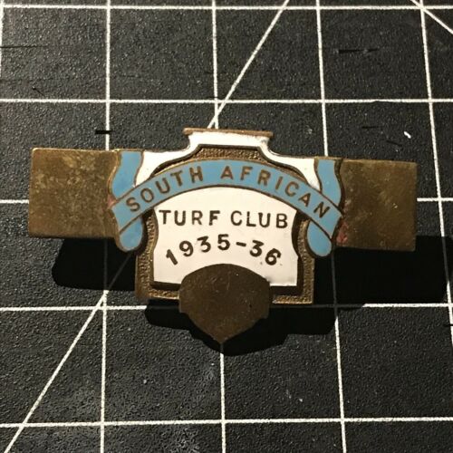 South African Turf Club 1935-36 Pin Badge