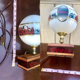 Vintage Adolph Coors Company Golden Colorado Motion Scroll Globe Bar Light